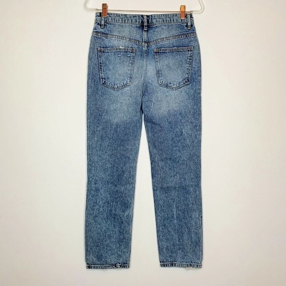 We the Free Dakota Straight Leg Jeans Size 27 - Picture 3 of 6